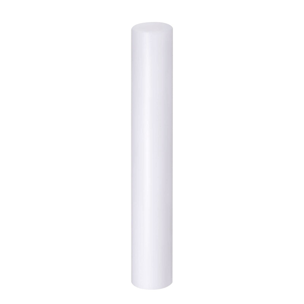 HARFINGTON Acrylic Clay Roller 6 Inch x 1 Inch Solid Non-Stick Plastic Round Tube Roller Polymer Clay Rod Fondant Rolling Pin for Shaping, Sculpting, Modeling DIY Crafts, White