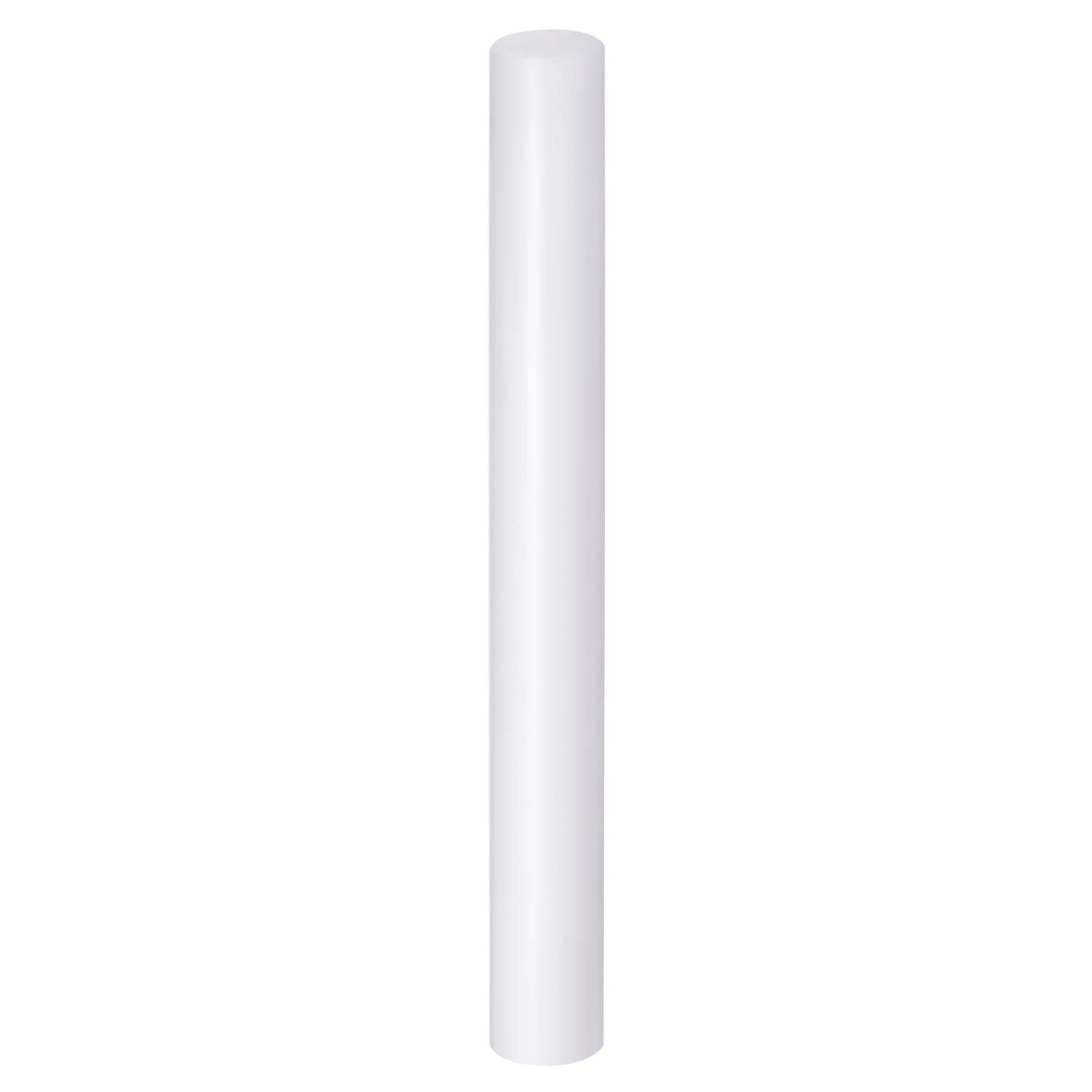 HARFINGTON Acrylic Clay Roller 9 Inch x 1 Inch Solid Non-Stick Plastic Round Tube Roller Polymer Clay Rod Fondant Rolling Pin for Shaping, Sculpting, Modeling DIY Crafts, White