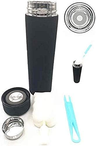 17 oz Car Logo Black Frosted Travel Mugs & Tumblers Vacuum Insulated Stainless Steel Thermal Bottle Fashion Business Thermal Cup for Hot or Cold Drink Coffee Or Tea (fit genesis)
