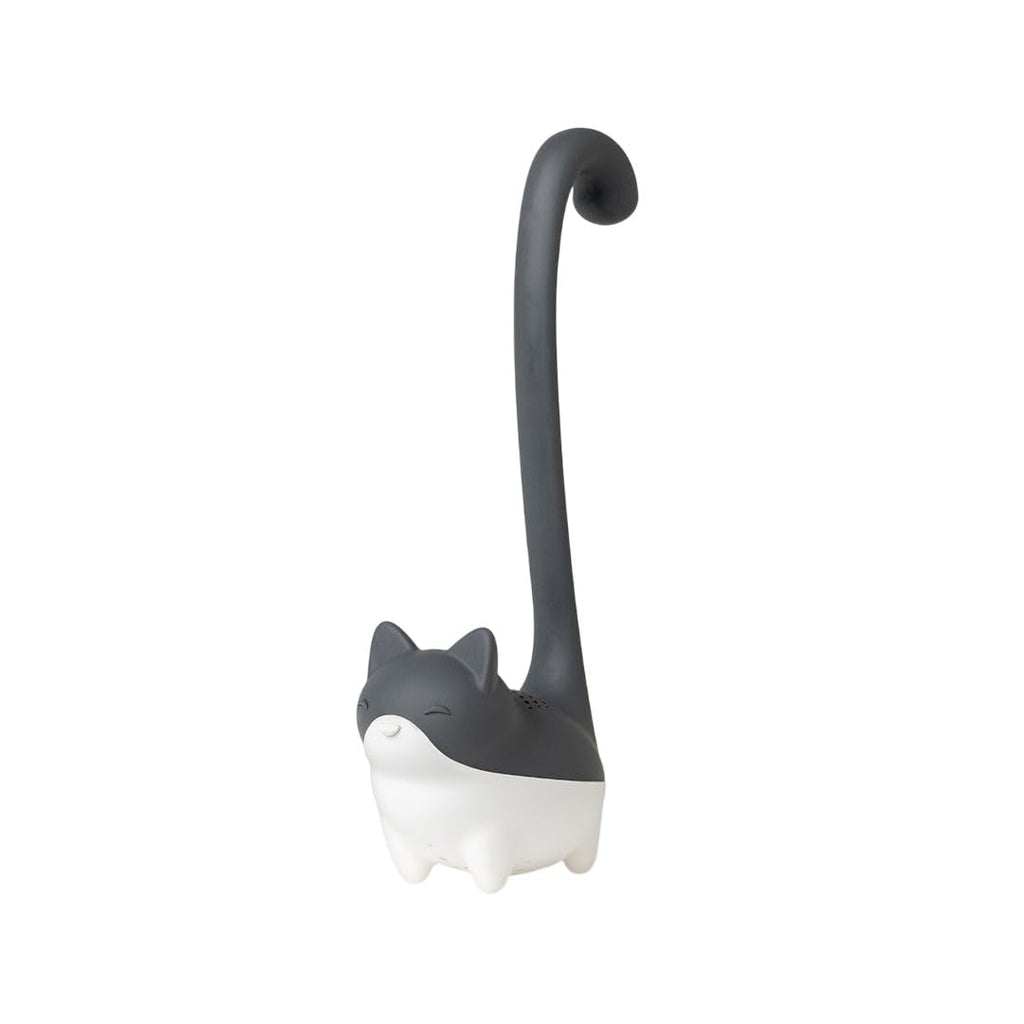 OTOTO Louie Cat Tea Infuser - Cats Loose Leaf Steeper & Diffuser, Tea Strainer Accessories, Cute Gifts for Cat Lovers, White Elephant Gifts, Cute Kitchen Accessories