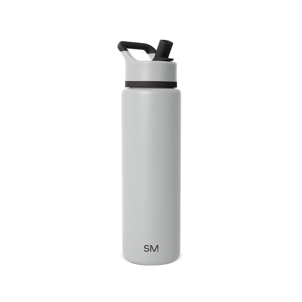 Simple Modern Insulated Water Bottle with Straw | 30oz | Gray