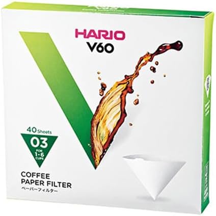 Hario V60 Paper Coffee Filter, 300ct