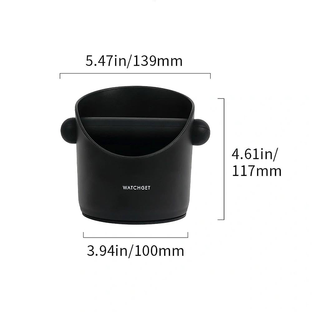 watchget Espresso Knock Box Small Coffee Knock Box for Coffee Grounds