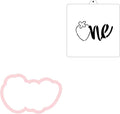 Strawberry New Born Baby kids Cookie Cutter and Stencil Set Bundle Kit PYO Cookies Paint Your Own Happy Birthday Wedding Baby Candle Kids Painting Coloring Pages Comb (Strawberry One)