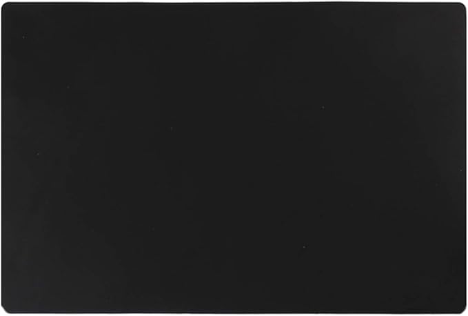 Extra Large Mulitpurpose Silicone Placemat,Countertop Protector, Kitchen Counter Mat, Table Mat, Heat Resistant, Washable, Non Slip (39.4 x 23.6 inch, Black-1pcs)