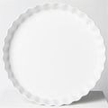 ONTUBE Ceramic Pie Pans, White, 11 Inches