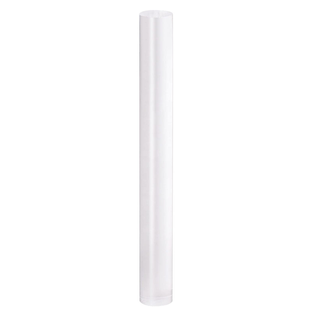 HARFINGTON Acrylic Clay Roller 6 Inch x 1 Inch Solid Non-Stick Plastic Round Tube Roller Polymer Clay Rod Fondant Rolling Pin for Shaping, Sculpting, Modeling DIY Crafts, Red