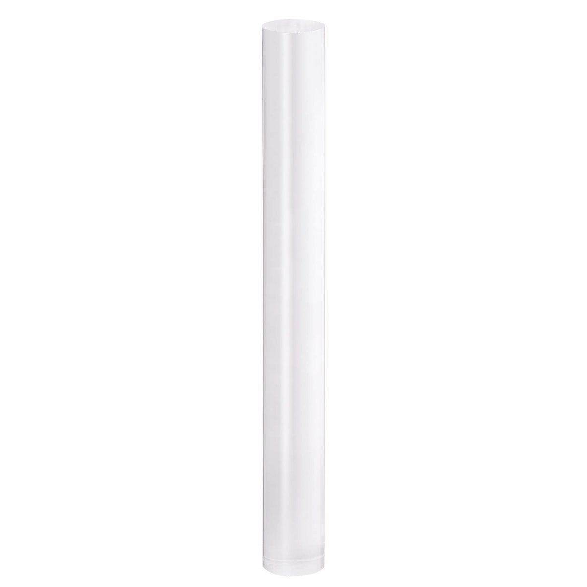 HARFINGTON Acrylic Clay Roller 6 Inch x 1 Inch Solid Non-Stick Plastic Round Tube Roller Polymer Clay Rod Fondant Rolling Pin for Shaping, Sculpting, Modeling DIY Crafts, Red