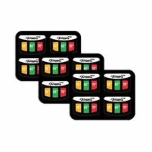 TempTag Pro Milk Thermometer Pack – Professional-Grade Temperature Indicator Stickers for Perfect Milk Frothing –Reusable & Easy to Use – Essential for Baristas & Coffee Enthusiasts, Pack of 3