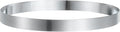 HARFINGTON Round Cake Ring 8.27 x 1 Inch Seamless Stainless Steel Pastry Mousse Dessert Ring Mirror Coating for Baking Cooking English Muffins Crumpet Making Tool