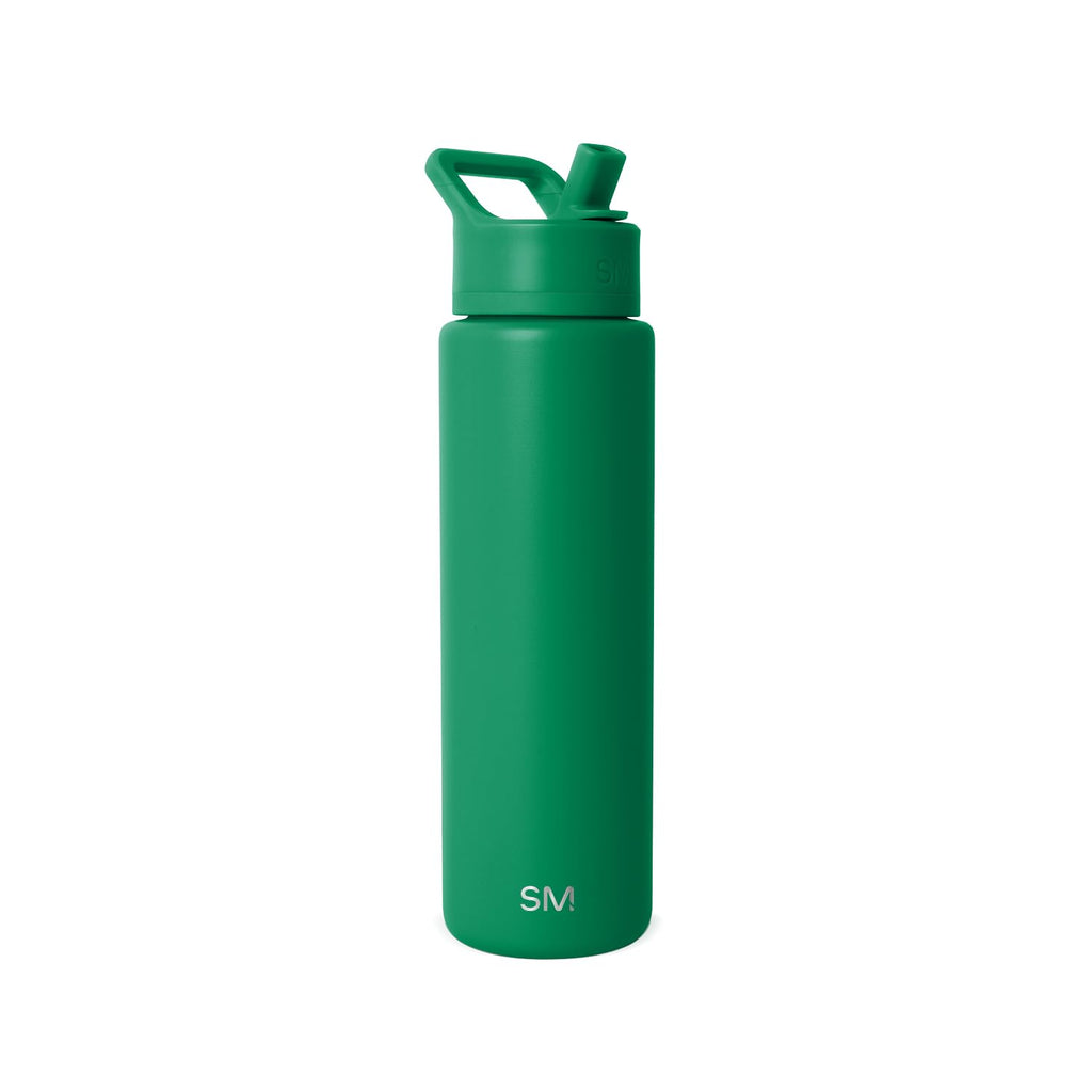 Simple Modern Insulated Water Bottle with Straw | 30oz | Green