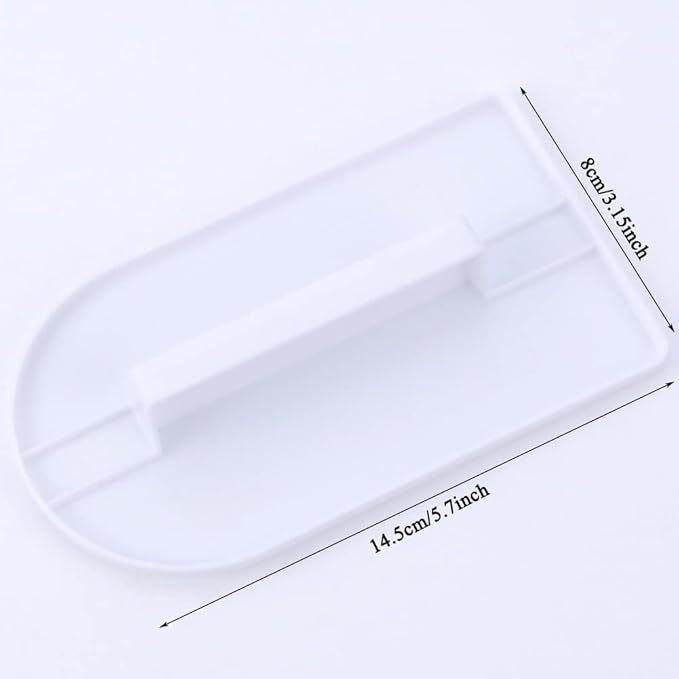 AKOAK 2 PCS Fondant Smoothing Tool Cake Decorate Smoother Polisher 14.5 x 8cm