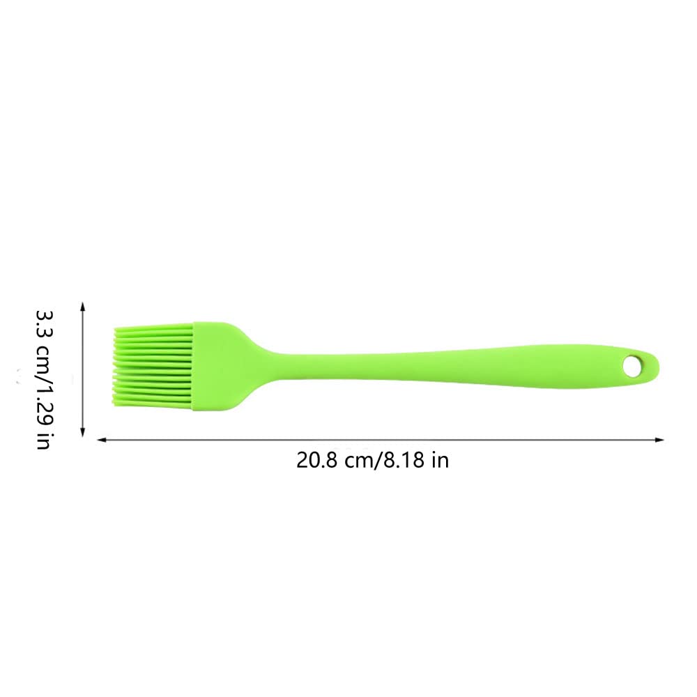 Silicone brush, Oil Brush for BBQ Kitchen Cooking Baking and Grilling (5 PCS,yellow)