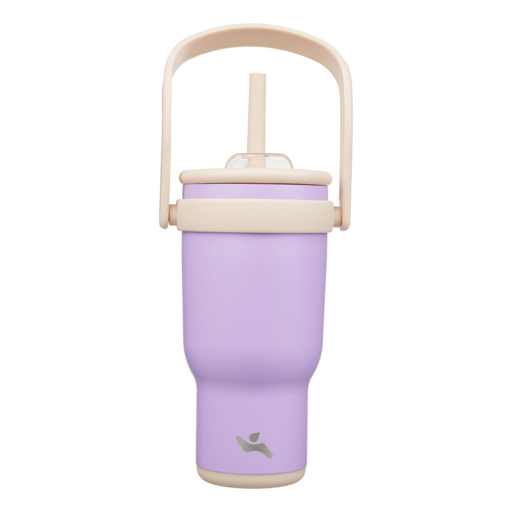 Konokyo 30 oz Tumbler with Handle and Straw, Insulated Travel Mug