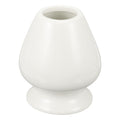HARFINGTON Ceramic Chasen Stand 70mm Matcha Whisk Holder Teas Set Whisks Stand Traditional Matcha Tea Chasen Holder Tea Set Accessories for Tea Tasting, White