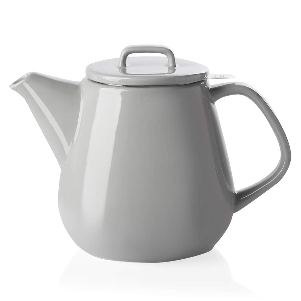 Sweejar 40oz Tea pot with Removable Stainless Steel Infuser,Dishwasher Safe Tea Pots for Loose Tea,Tea Pots with Infuser for Chrismas Women Gift (Gray)