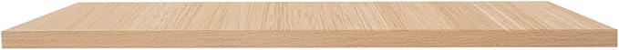 Butcher Block Countertop | 47x24in Wood Board Countertop | DIY Washer Dryer/Island/Kitchen Counter-top | countertop Cutting Board | 1102lbs Load Capacity | Wood Color | NO Base Legs, 1.38in Thick