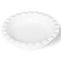 ONTUBE Ceramic 10.5 Inch Deep Pie Pans 50oz (White, 10.5" x 1 Pieces)