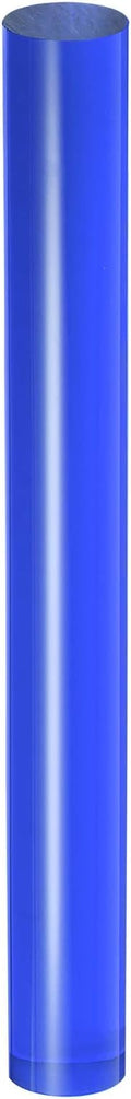 HARFINGTON Acrylic Clay Roller 9 Inch x 1 Inch Solid Non-Stick Plastic Round Tube Roller Polymer Clay Rod Fondant Rolling Pin for Shaping, Sculpting, Modeling DIY Crafts, Blue