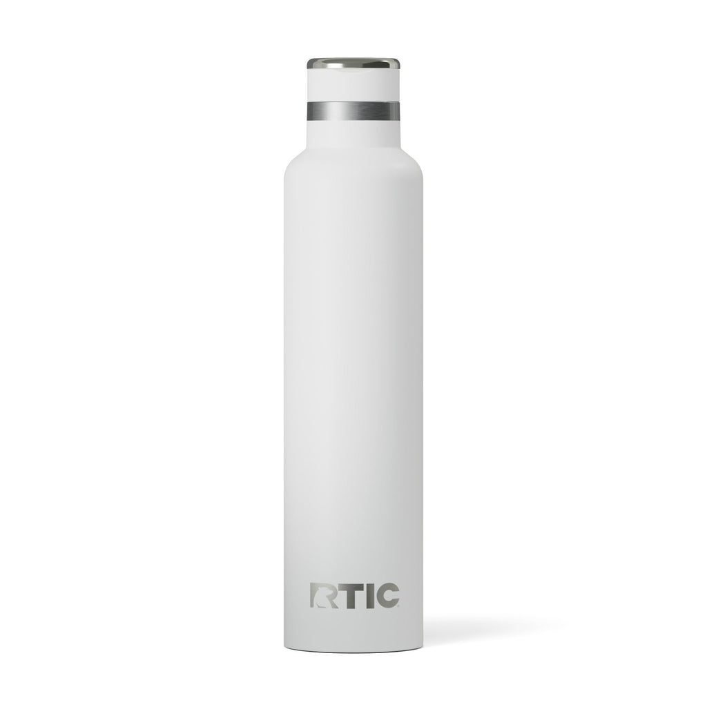 RTIC 26oz Journey Water Bottle, Ceramic Lined, White
