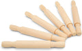 Wooden Mini Rolling Pin, 7 Inches Long, Pack of 100, Perfect for Fondant, Pasta, Baking in the Kitchen, Play-doh, Crafting and Imaginative Play, by Woodpeckers