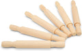 Wooden Mini Rolling Pin, 7 Inches Long, Pack of 6, Perfect for Fondant, Pasta, Baking in the Kitchen, Play-doh, Crafting and Imaginative Play, by Woodpeckers