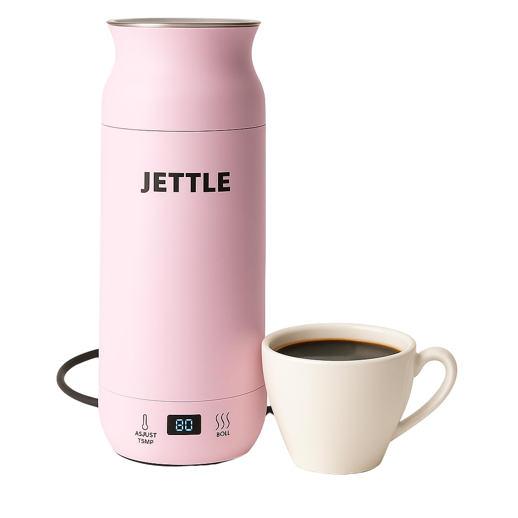 Jettle Portable Electric Kettle, Pink
