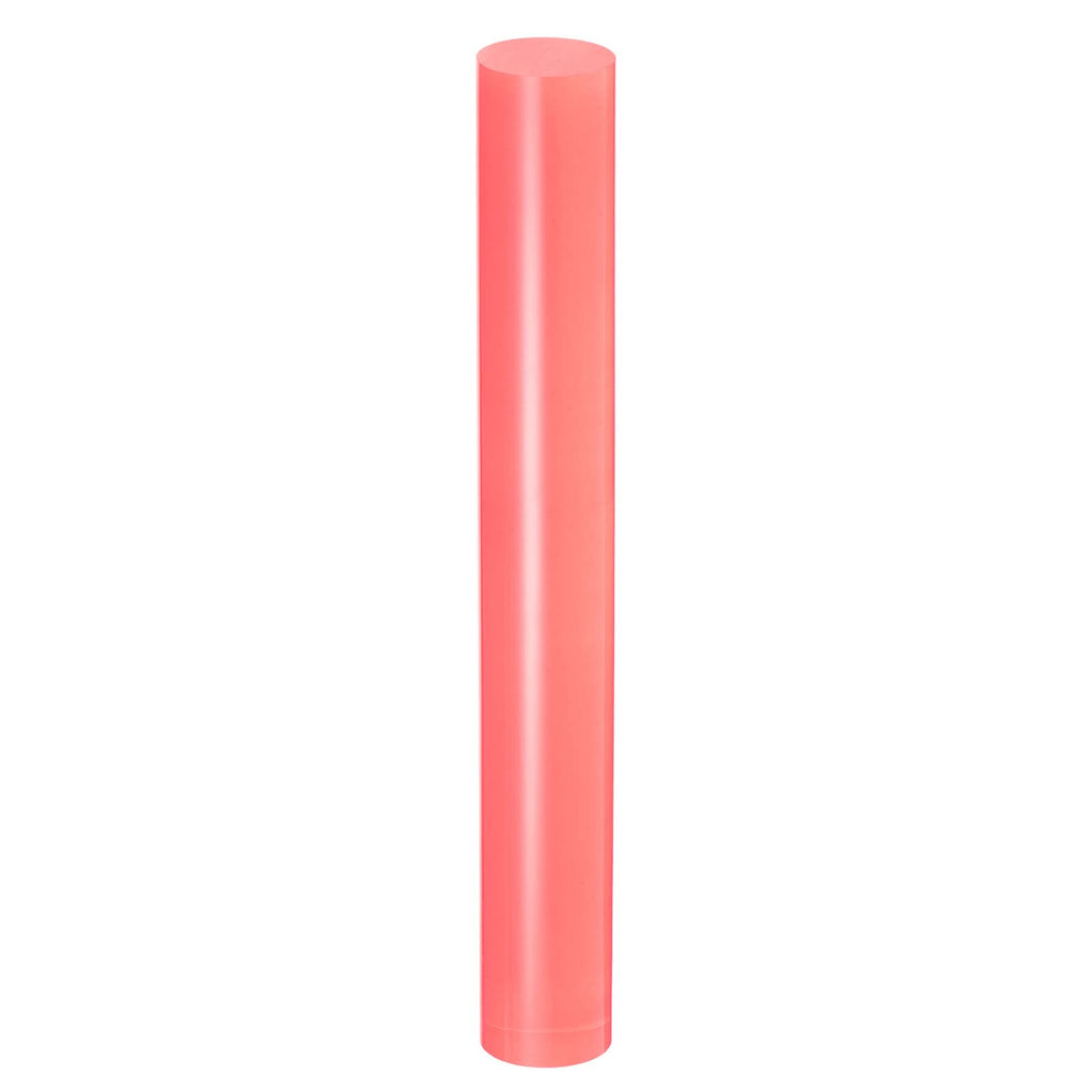 HARFINGTON Acrylic Clay Roller 8 Inch x 1 Inch Solid Non-Stick Plastic Round Tube Roller Polymer Clay Rod Fondant Rolling Pin for Shaping, Sculpting, Modeling DIY Crafts, Pink