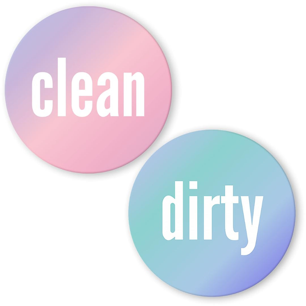 Dirty Clean Dishwasher Magnet - Essential Home Kitchen Gadget with Bold Visibility - Water Resistant & Universal Dishwasher Magnet Clean Dirty Sign for All Dish Washers