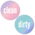 Dirty Clean Dishwasher Magnet - Essential Home Kitchen Gadget with Bold Visibility - Water Resistant & Universal Dishwasher Magnet Clean Dirty Sign for All Dish Washers