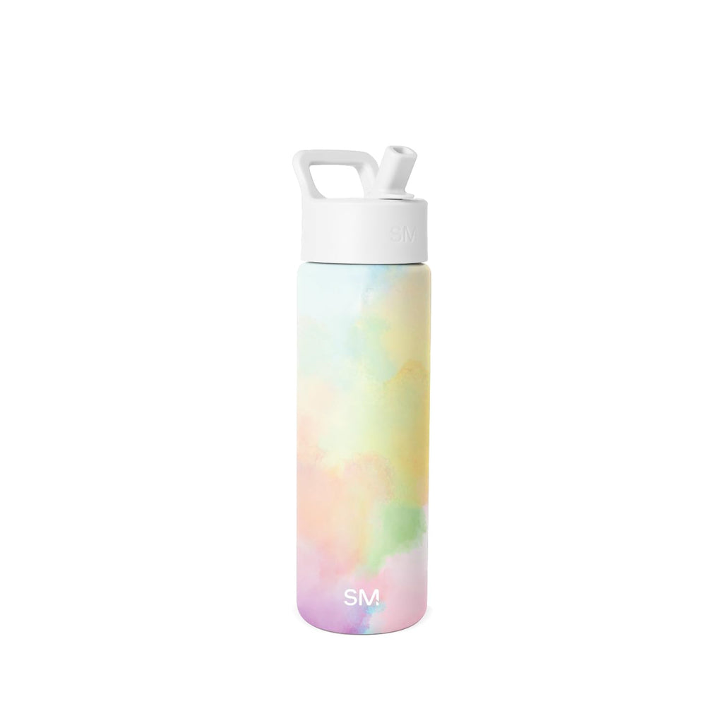Simple Modern Insulated Water Bottle with Straw | 22oz | Tie Dye
