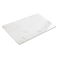 Adolif White Marble Cutting Board, Marble Slab Pastry Board With Non-Slip Feets For Baking, Cheese, Charcuterie, Chocolate, 12x20 Inch, Pack Of 1 Piece