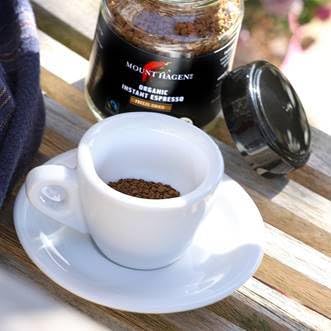 Mount Hagen Instant Espresso Coffee 6 Pack, Eco-friendly Organic Espresso Coffee Made From Medium Roast Arabica Beans, Freeze Dried Instant Coffee, Fair-Trade, Kosher [6x1.76oz/50g Jar]