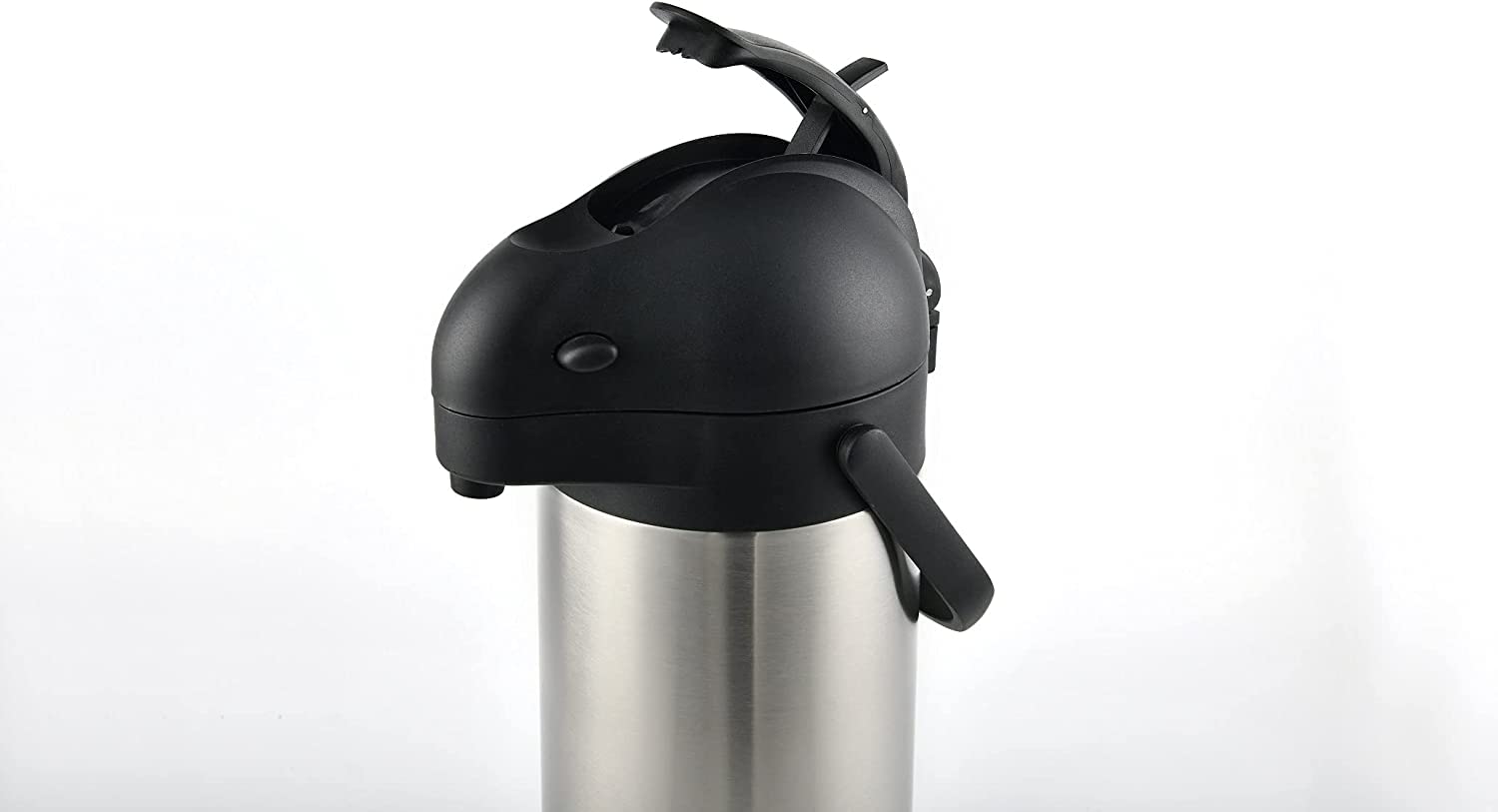 Heritage66 3L Airpot Coffee Dispenser, Stainless Steel Triple-Wall Vacuum Insulated Pump Pot, Thermal Coffee Server Keeps Drinks Hot 12 Hrs/Cold 24 Hrs, Ideal for Home, Office, Parties