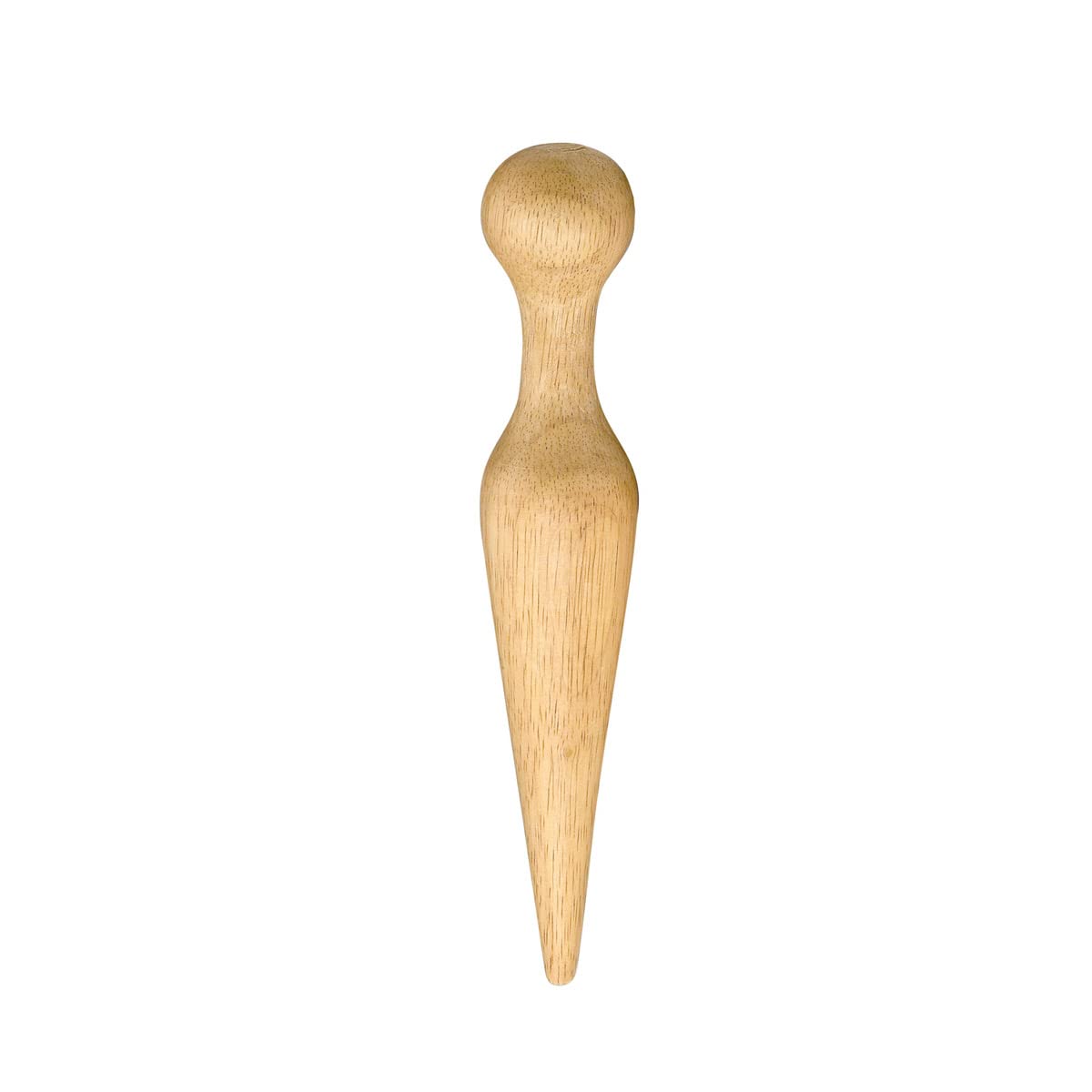 HIC Kitchen Wooden Pestle for Chinois, Hardwood, Cone-Shaped, For Purees, Sauces, Soups, Jams, And More, 8-Inches