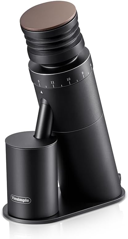 Viesimple Gen 4 Electric Burr Coffee Grinder, Single Dose, Espresso