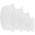4 Deep Silicone Molds for Resin - Round Molds 3" x 2" in, 5" x 2" in, 7" x 2" in, 9" x 2" in - Epoxy Resin Molds for Flowers Preservation