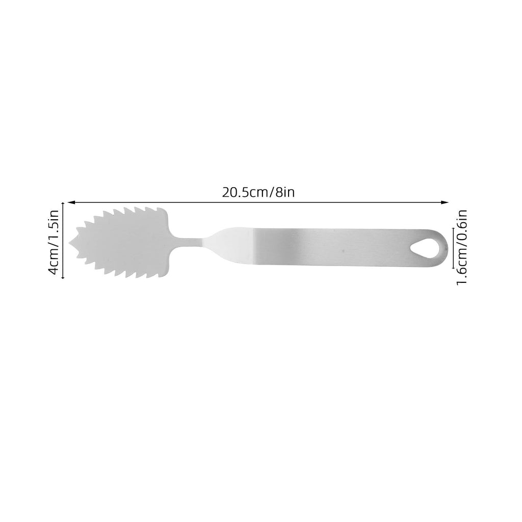 PRETYZOOM Stainless Steel Knife Baking Tool 8-Inch Chocolate Leaf Spatula for Cake and Mousse Decoration Baking Utensil for Precise Chocolate Leaf Forming