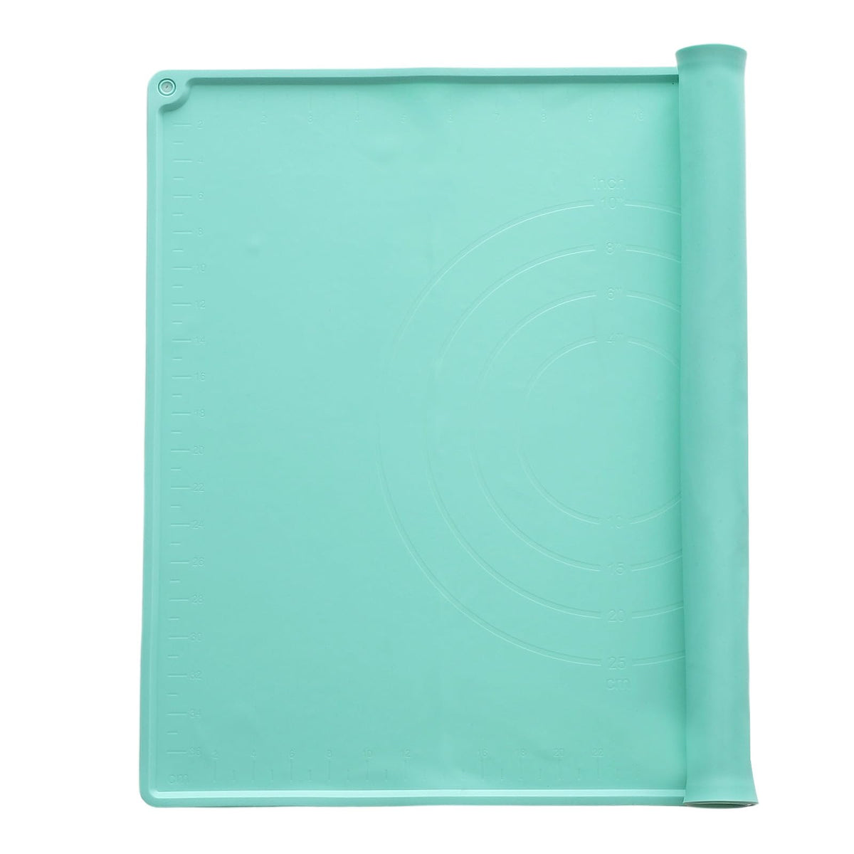 uxcell Silicone Pastry Mat, 19.7" x 15.8" Silicone Baking Mat with Measurements, Non-Stick Dough Rolling Mat for Making Pastry Cookies Bread Pizza Pink