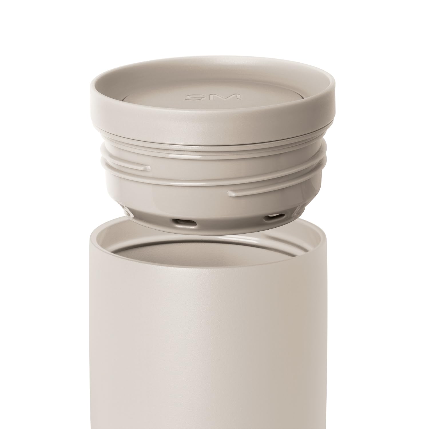 Simple Modern Insulated Travel Coffee Mug 360° Lid | 16oz | Beige