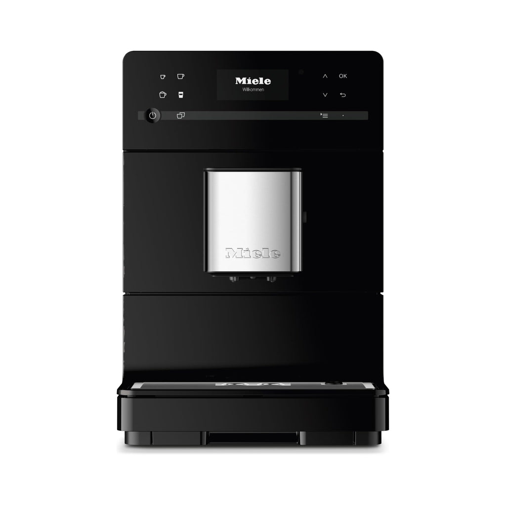 Miele CM 5310 Silence Automatic Coffee Maker - With OneTouch for Two, AromaticSystem, Individual Profile Settings, and Cleaning Programs, in Obsidian Black