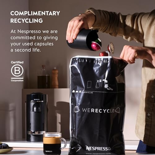 Nespresso Capsules Original Line, Stockholm Fortissio Lungo, Dark Roast Coffee, 50 Count Coffee Pods