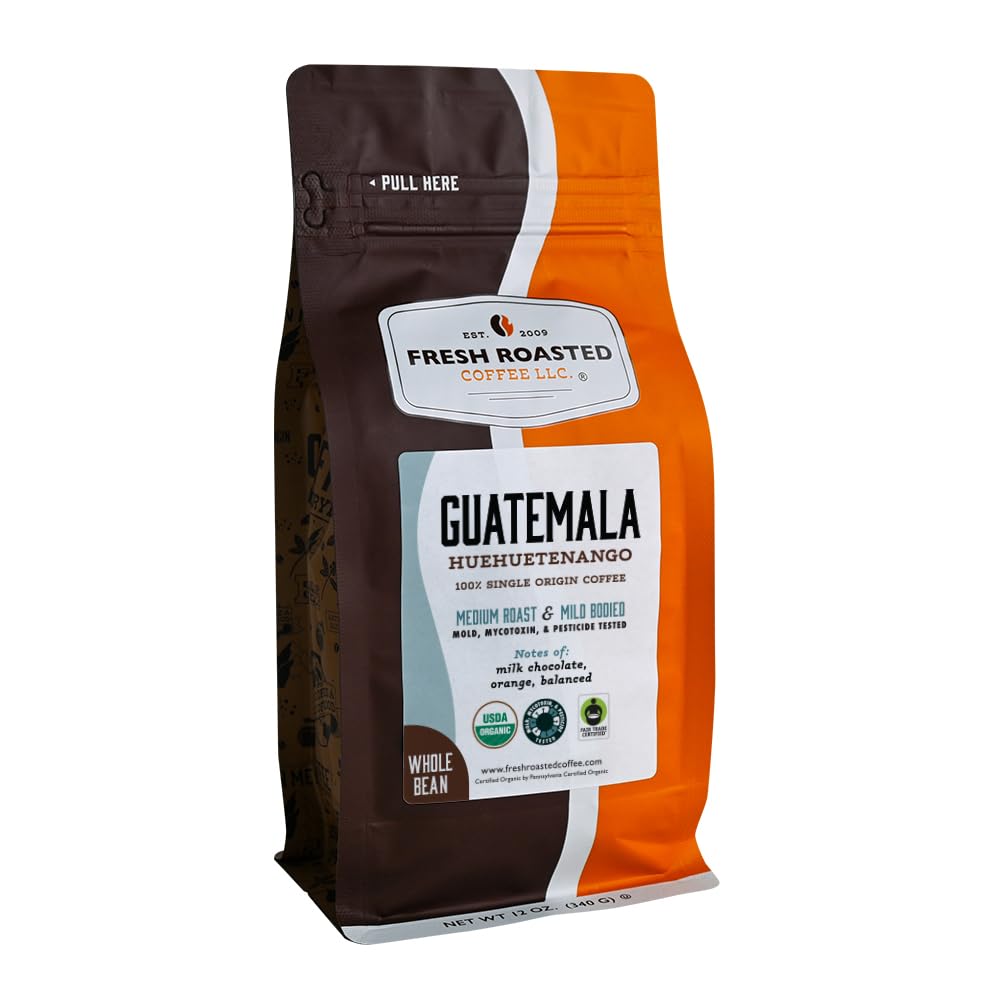 Fresh Roasted Coffee, 100% Colombian Whole Bean Coffee, Medium Roast, Kosher, 2 lb (32 oz)