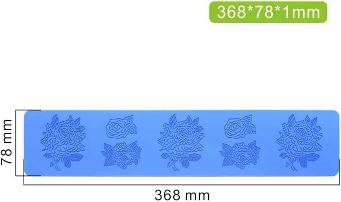 Flower Embossing Hollow Candy Silicone Mold Lace Pattern Sugar Craft Cake Decoration, Cupcake Top, Polymer Clay