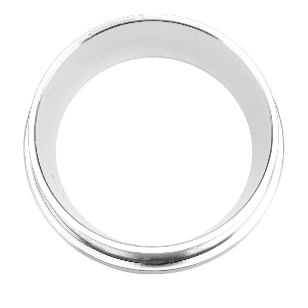 Sunicon 57.5MM Espresso Dosing Funnel, 304 Stainless Steel Coffee Dosing Ring Catcher Ring, Universal Coffee Dosing Ring Replacement for Home Coffee Machine Tools(Silver)