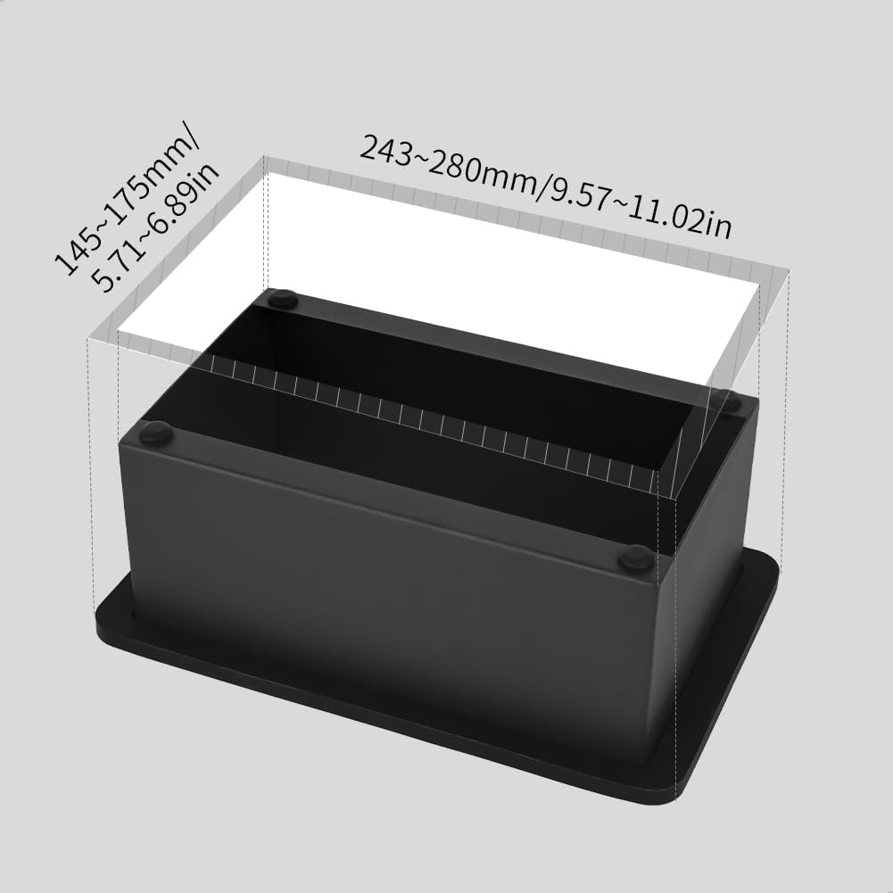 watchget Large Stainless Steel Espresso Knock Box for Coffee Grounds