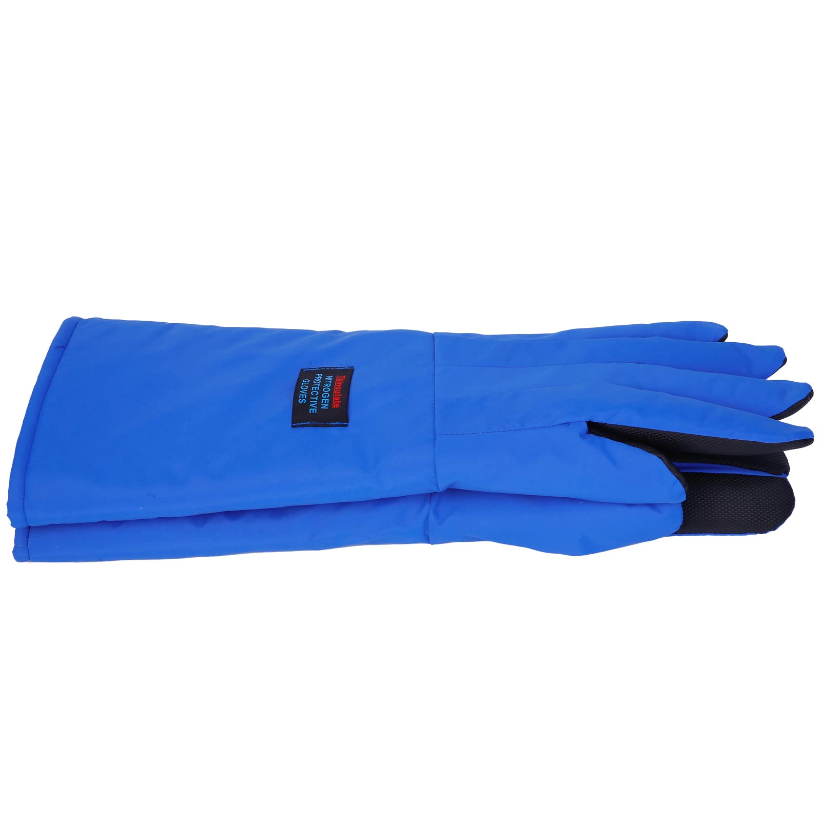 egowz Cryogenic Gloves Low Temperature LN2 Liquid Nitrogen Protective Gloves Cold Storage Safety Frozen Gloves(Blue Wrist Length/13 inch)