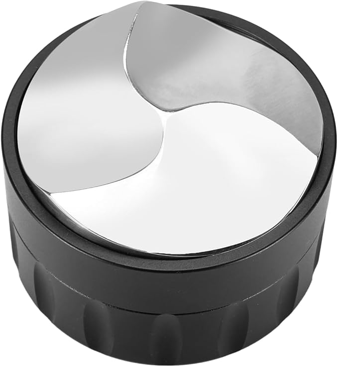 53.75mm Gravity Coffee Distribution Tool, Gravity Adaptive Coffee Distributor, Anti-slip Espresso Leveler, Barista Espresso Accessories, 304 Stainless Steel base
