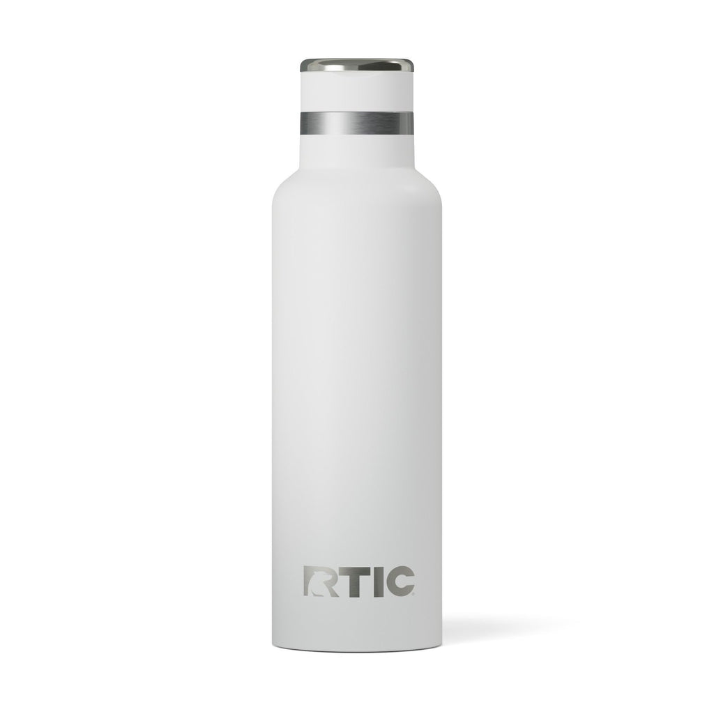 RTIC 20oz Journey Water Bottle, Ceramic Lined, White