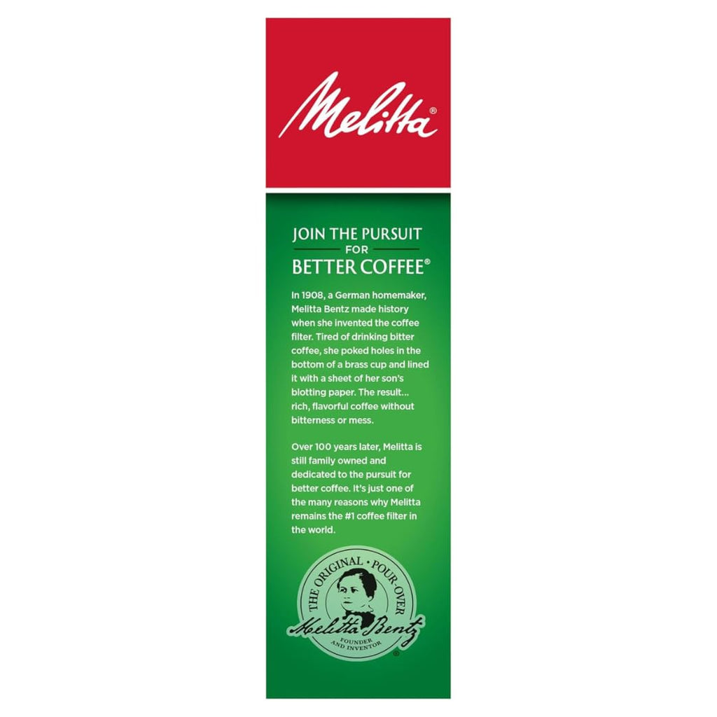 Melitta #4 White Cone Coffee Filters, 6-Pack